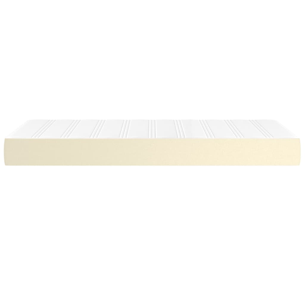 Pocket spring bed mattress Cream 100x200x20 cm