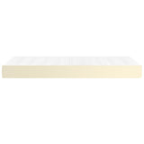 Pocket spring bed mattress Cream 100x200x20 cm