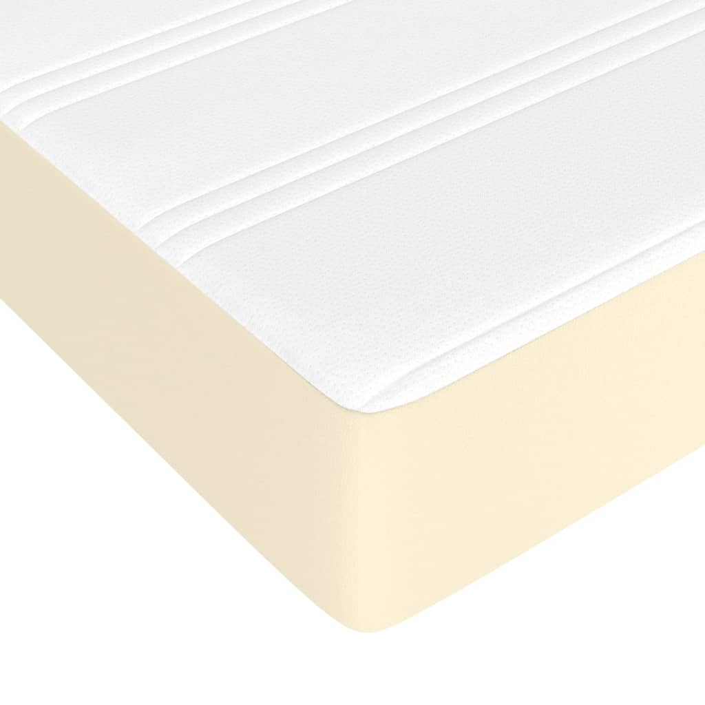 Pocket spring bed mattress Cream 100x200x20 cm