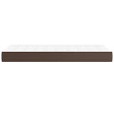 Pocket spring bed mattress Brown 100x200x20 cm