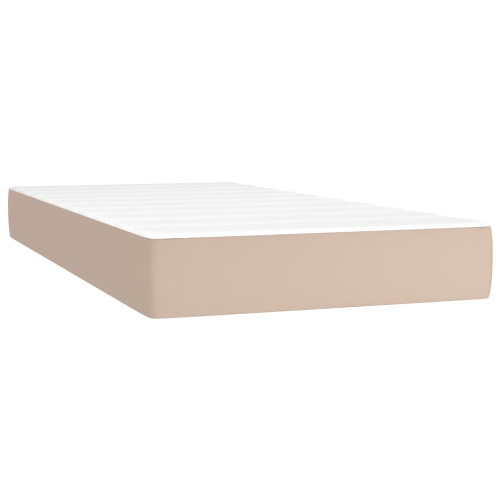 Cappuccino pocket spring bed mattress 100x200x20 cm