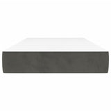 Pocket spring bed mattress Dark grey 100x200x20 cm