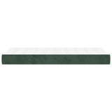 Pocket spring bed mattress Dark green 100x200x20 cm