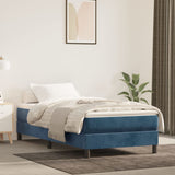 Pocket spring bed mattress Dark blue 100x200x20 cm