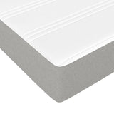 Pocket spring bed mattress Light grey 120x200x20 cm