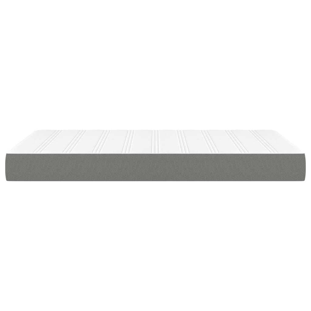 Pocket spring bed mattress Dark grey 120x200x20 cm