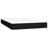 Pocket spring bed mattress Black 120x200x20 cm Fabric