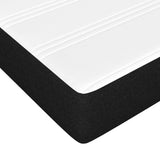 Pocket spring bed mattress Black 120x200x20 cm Fabric