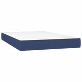 Pocket spring bed mattress Blue 120x200x20 cm Fabric