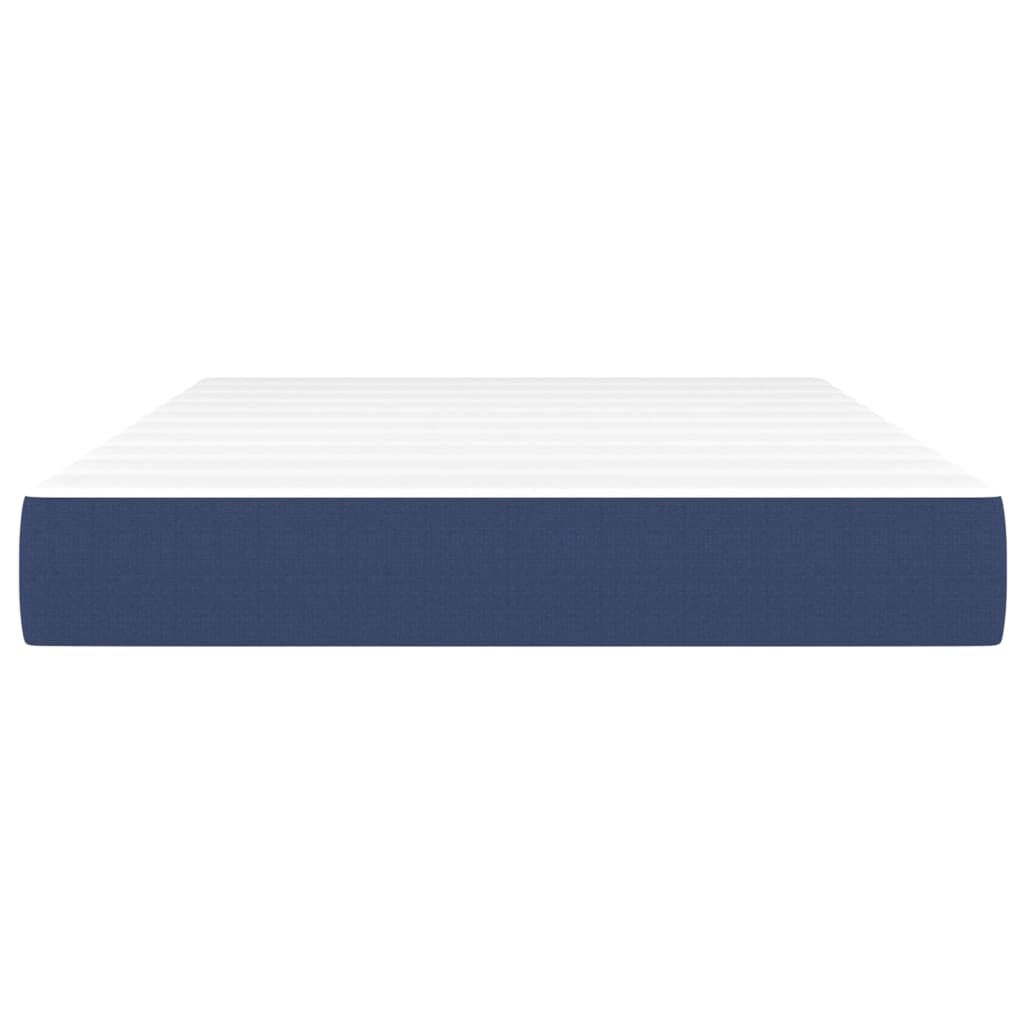 Pocket spring bed mattress Blue 120x200x20 cm Fabric