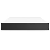 Pocket spring bed mattress Black 120x200x20cm Faux leather