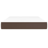 Pocket spring bed mattress Brown 120x200x20 cm