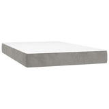 Pocket spring bed mattress Light grey 120x200x20 cm