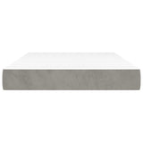 Pocket spring bed mattress Light grey 120x200x20 cm