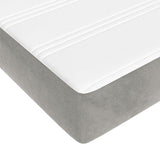 Pocket spring bed mattress Light grey 120x200x20 cm