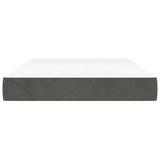 Pocket spring bed mattress Dark grey 120x200x20 cm