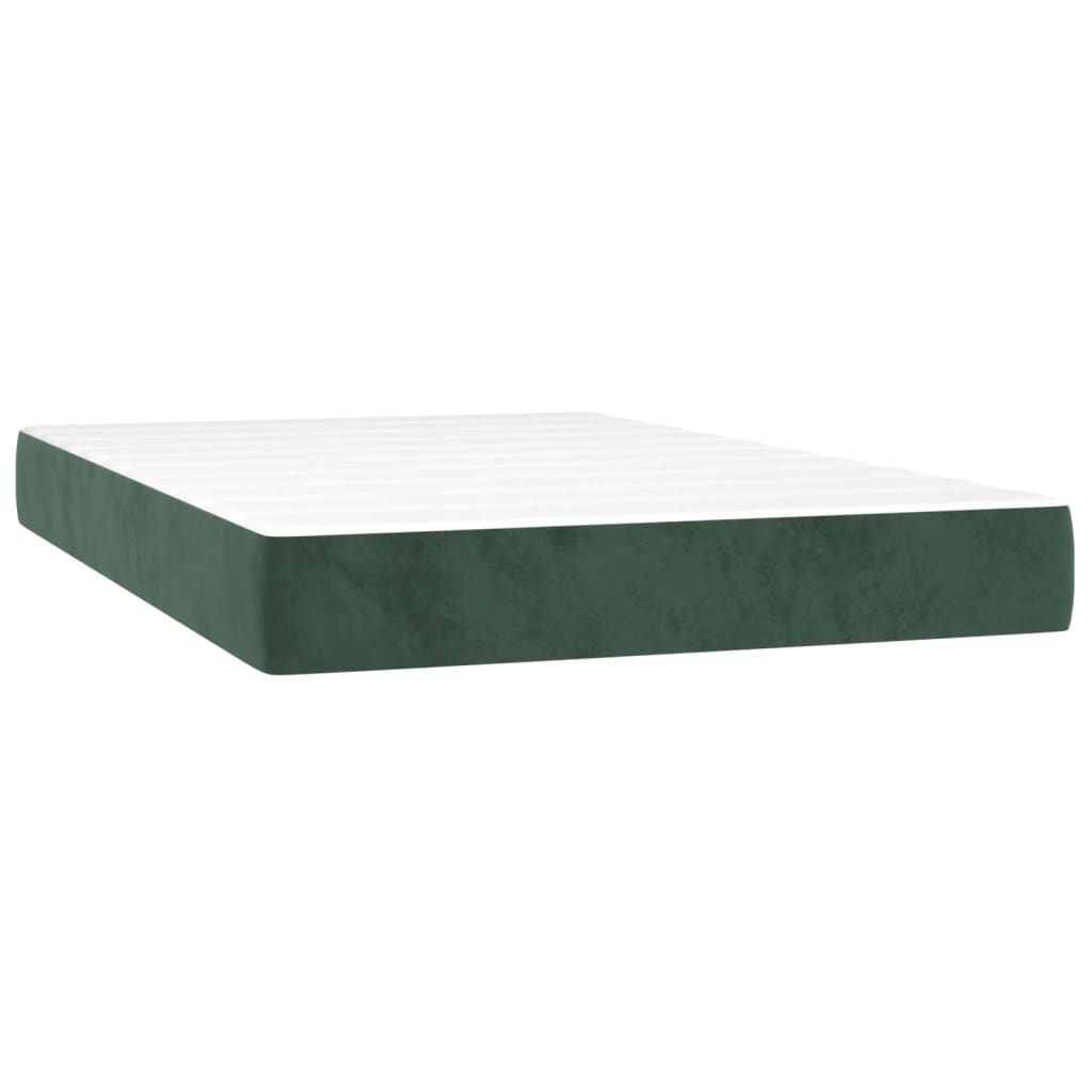 Pocket spring bed mattress Dark green 120x200x20 cm