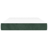 Pocket spring bed mattress Dark green 120x200x20 cm