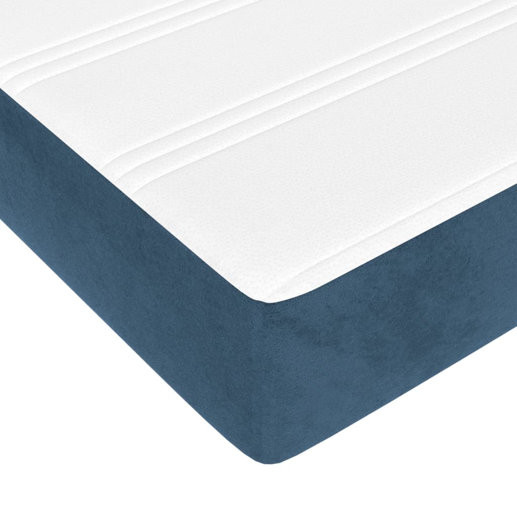 Pocket spring bed mattress Dark blue 120x200x20 cm