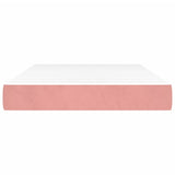 Pocket spring bed mattress Rose 120x200x20 cm Velvet