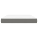 Pocket spring bed mattress Dark grey 140x190x20 cm