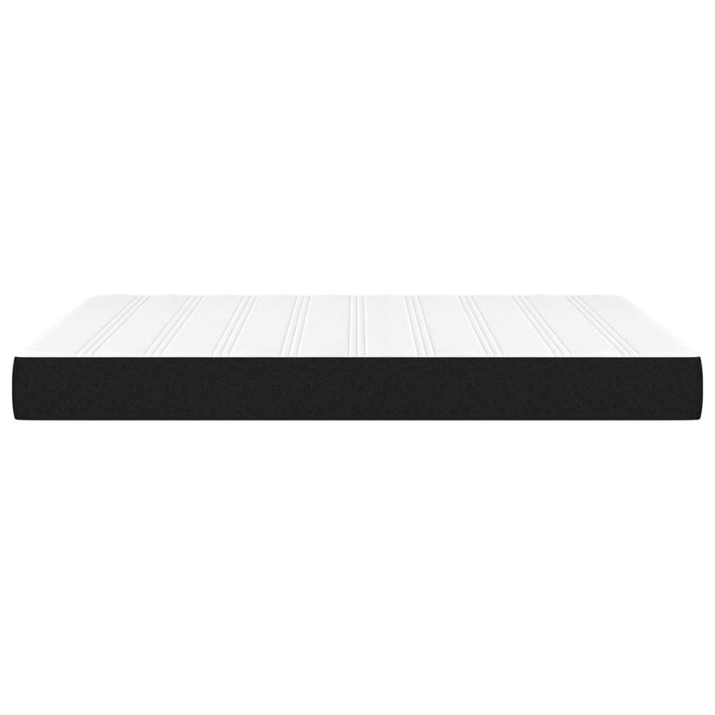 Pocket spring bed mattress Black 140x190x20 cm Fabric