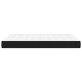 Pocket spring bed mattress Black 140x190x20 cm Fabric