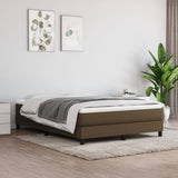 Pocket spring bed mattress Dark brown 140x190x20 cm