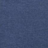 Pocket spring bed mattress Blue 140x190x20 cm Fabric