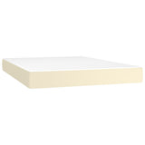 Pocket spring bed mattress Cream 140x190x20 cm