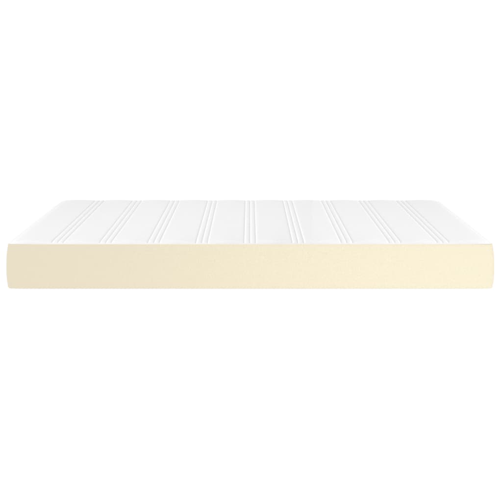 Pocket spring bed mattress Cream 140x190x20 cm