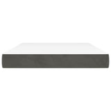 Pocket spring bed mattress Dark grey 140x190x20 cm