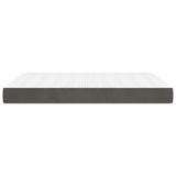 Pocket spring bed mattress Dark grey 140x190x20 cm