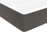 Pocket spring bed mattress Dark grey 140x190x20 cm