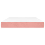 Pocket spring bed mattress Rose 140x190x20 cm Velvet