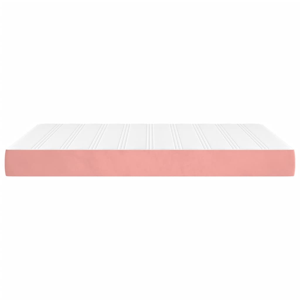 Pocket spring bed mattress Rose 140x190x20 cm Velvet