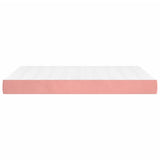 Pocket spring bed mattress Rose 140x190x20 cm Velvet