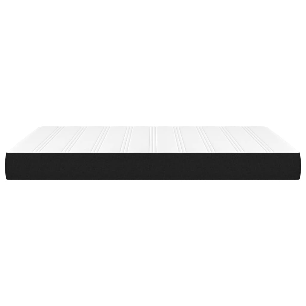 Pocket spring bed mattress Black 140x200x20 cm Fabric