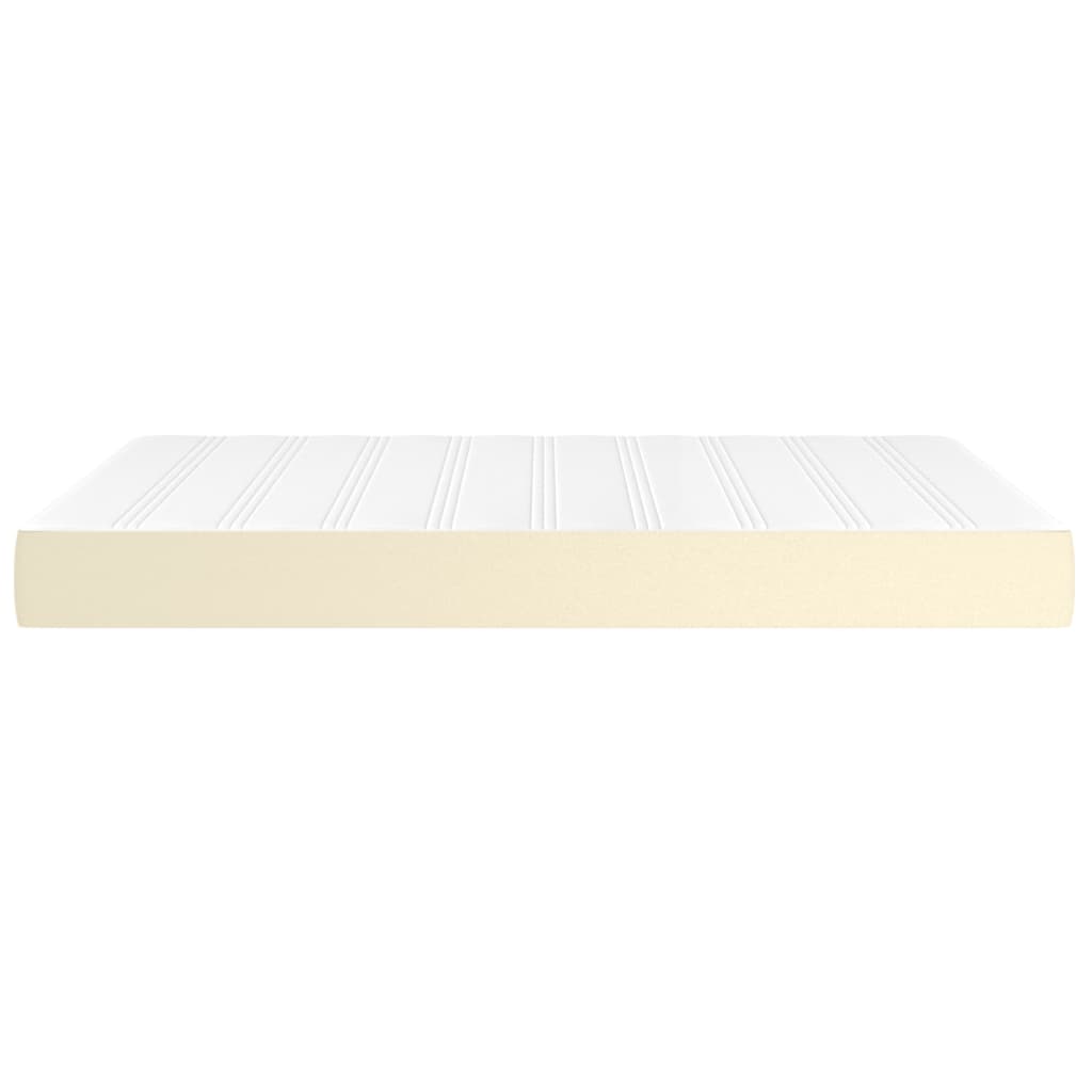 Pocket spring bed mattress Cream 140x200x20 cm