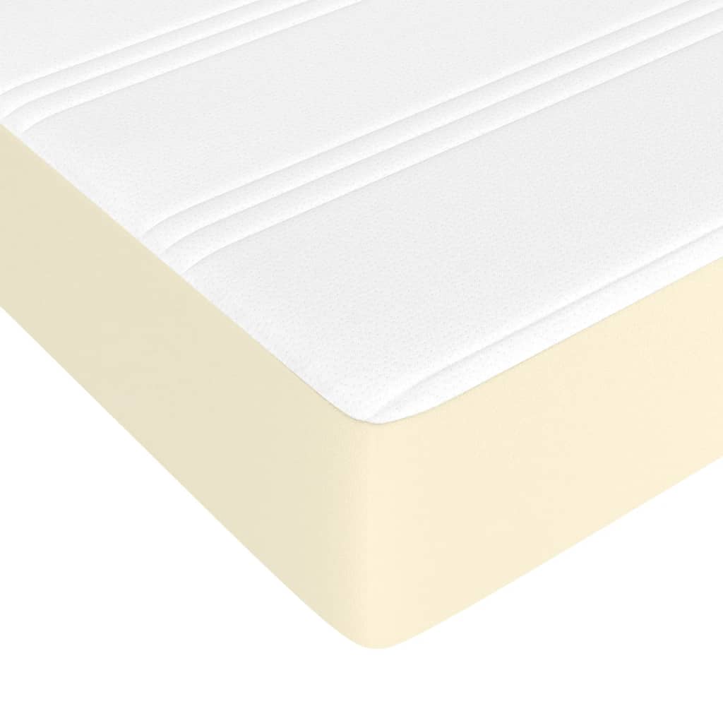 Pocket spring bed mattress Cream 140x200x20 cm