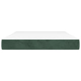 Pocket spring bed mattress Dark green 140x200x20 cm