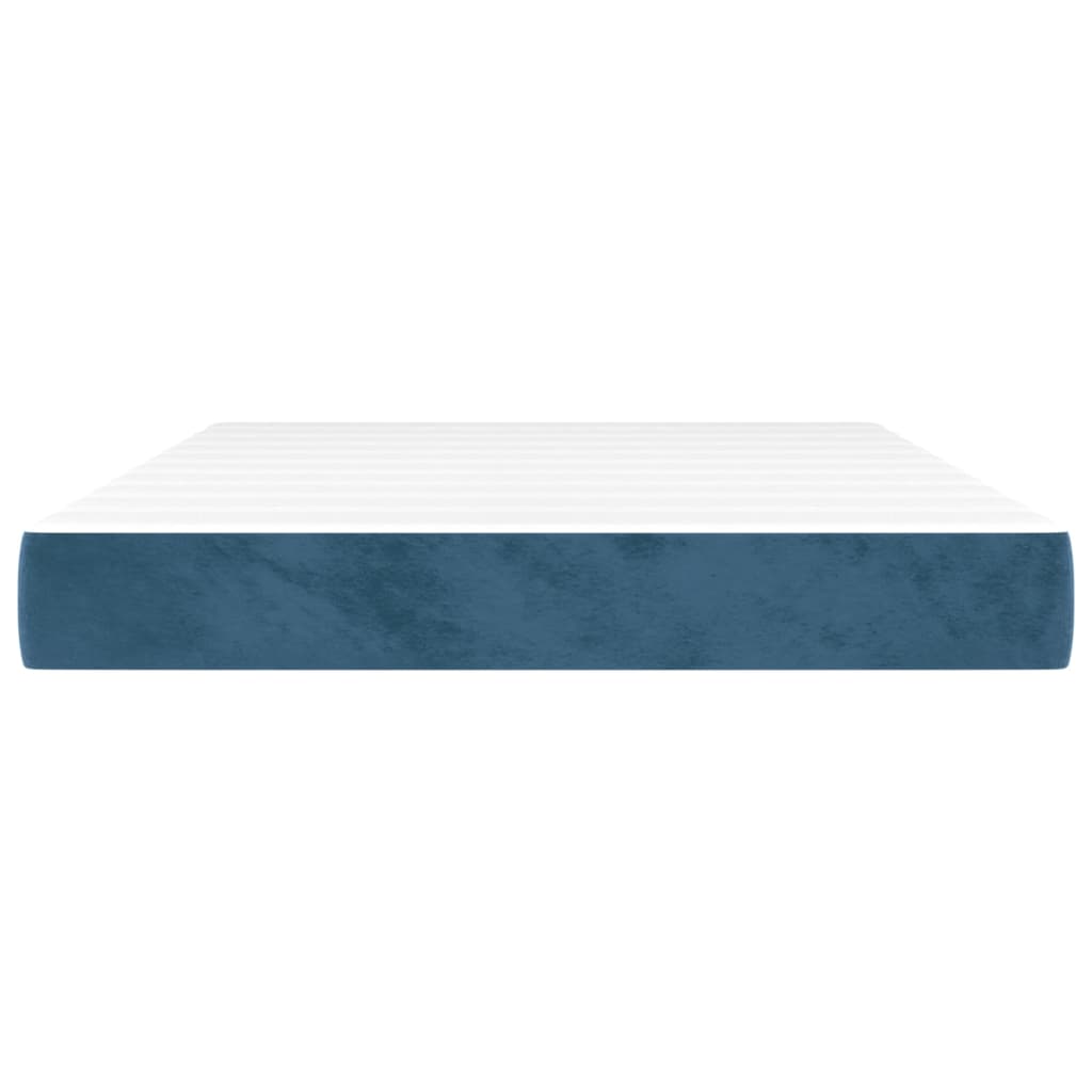 Pocket spring bed mattress Dark blue 140x200x20 cm