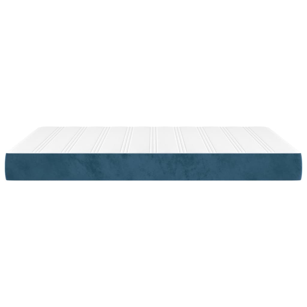 Pocket spring bed mattress Dark blue 140x200x20 cm