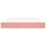 Pocket spring bed mattress Rose 140x200x20 cm Velvet