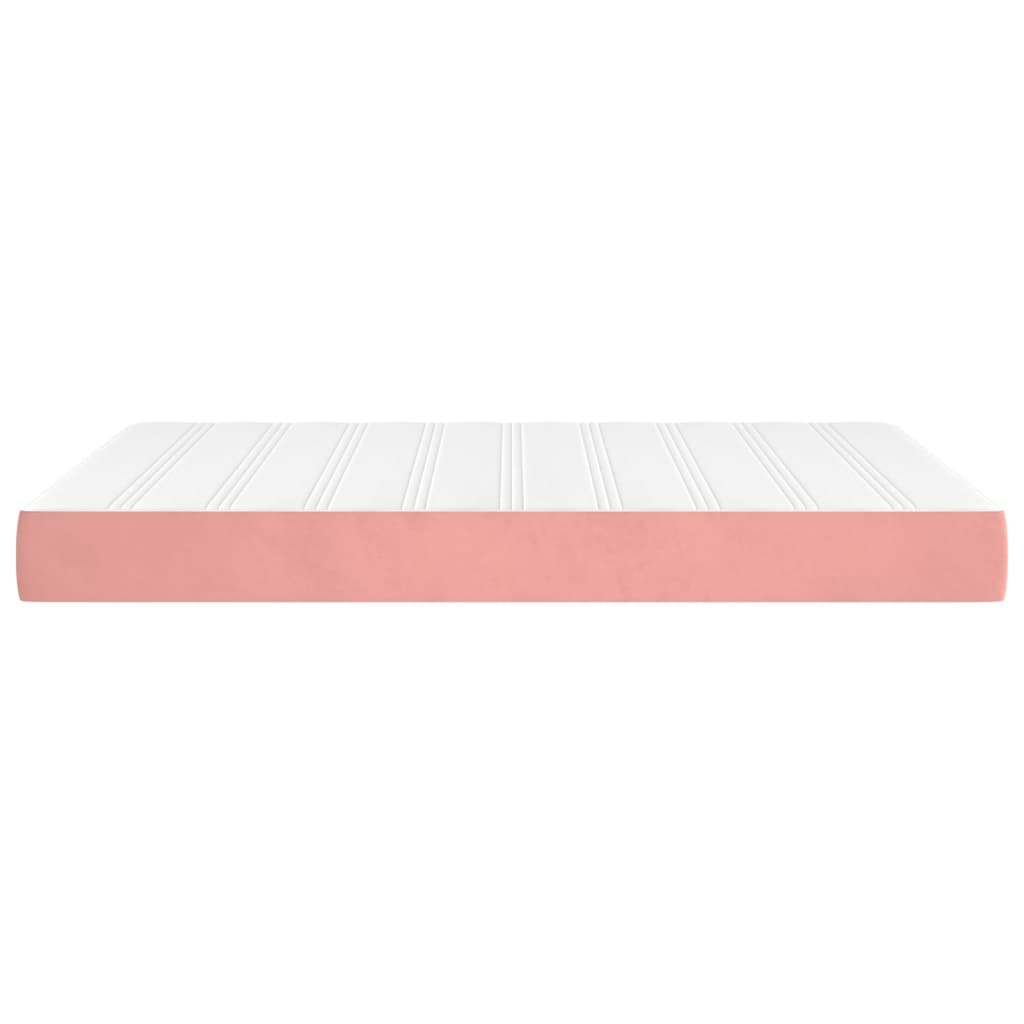 Pocket spring bed mattress Rose 140x200x20 cm Velvet