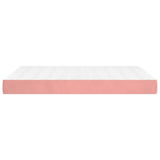 Pocket spring bed mattress Rose 140x200x20 cm Velvet