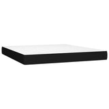 Pocket spring bed mattress Black 160x200x20 cm Fabric