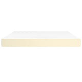 Pocket spring bed mattress Cream 160x200x20 cm