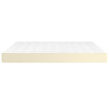 Pocket spring bed mattress Cream 160x200x20 cm