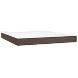 Pocket spring bed mattress Brown 160x200x20 cm